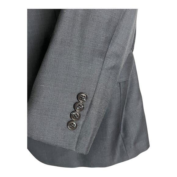 Jos. A. Bank Blue Wool Traveler Blazer Sport Coat 46 Short Preppy Navy Tailored - Picture 6 of 10